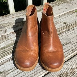 Sorel Emelie II Chelsea Bootie, size 9.5, color: Hazelnut Leather